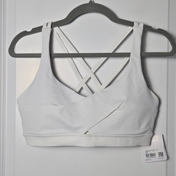 NWT Lululemon Energy Bra Wrap *Light Support B/C Cup - 12 White - Picture 3 of 7